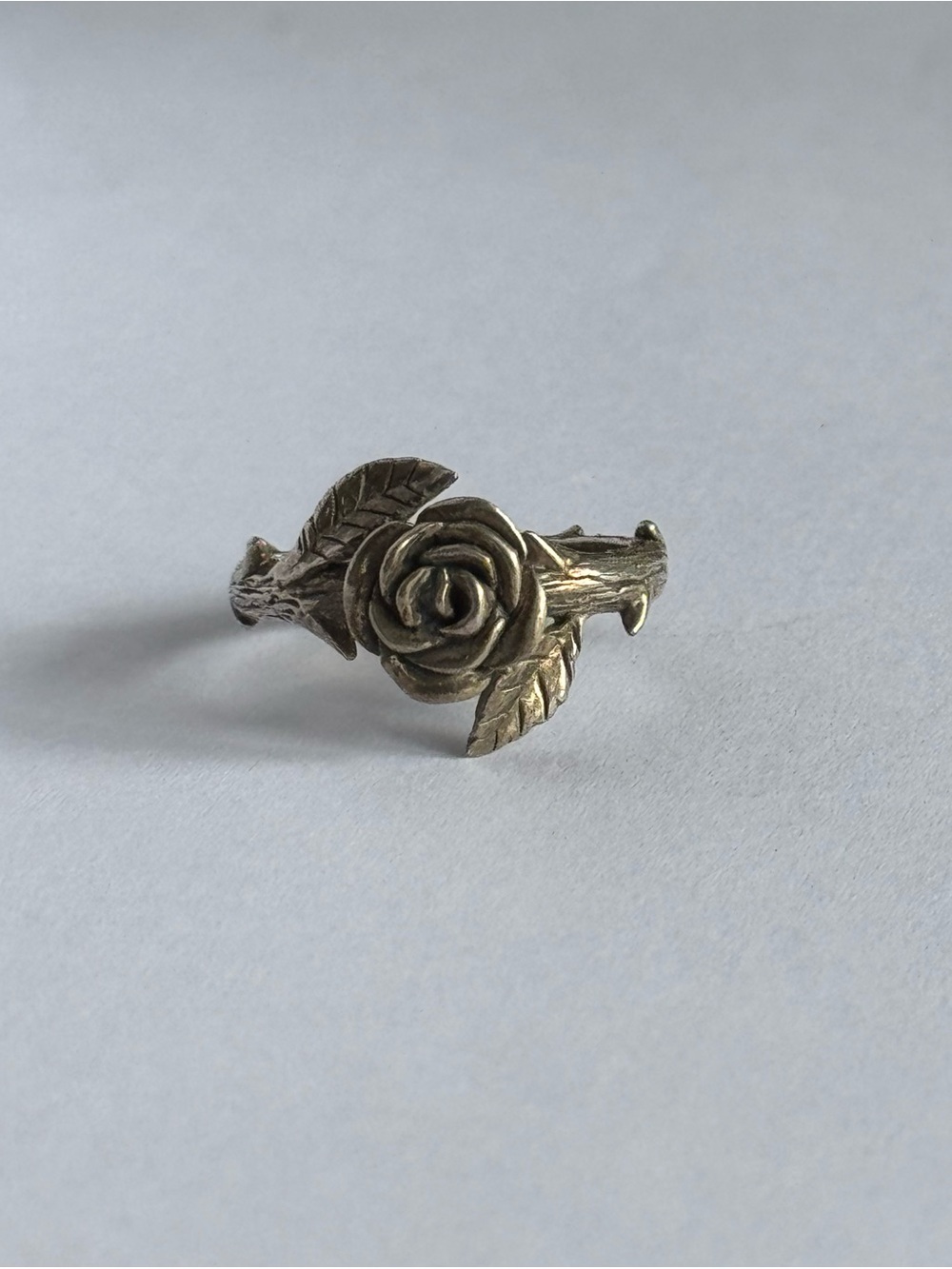 Clocks and Colours: Rosy Disposition Sterling Silver Ring: Size 7